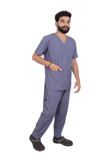 RELAX FIT SCRUB MEN  (GRAY)