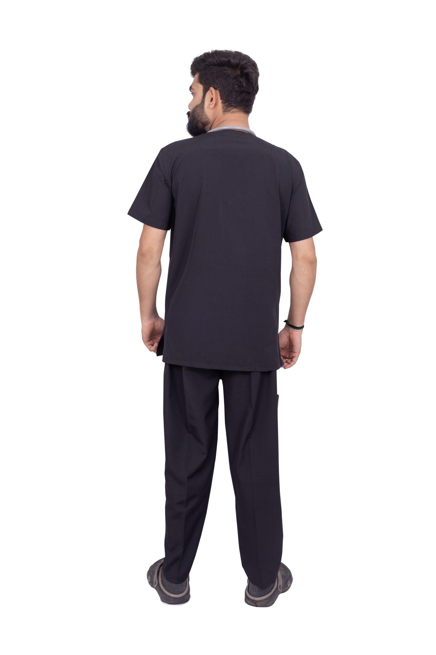 RELAX FIT SCRUB MEN (BLACK)