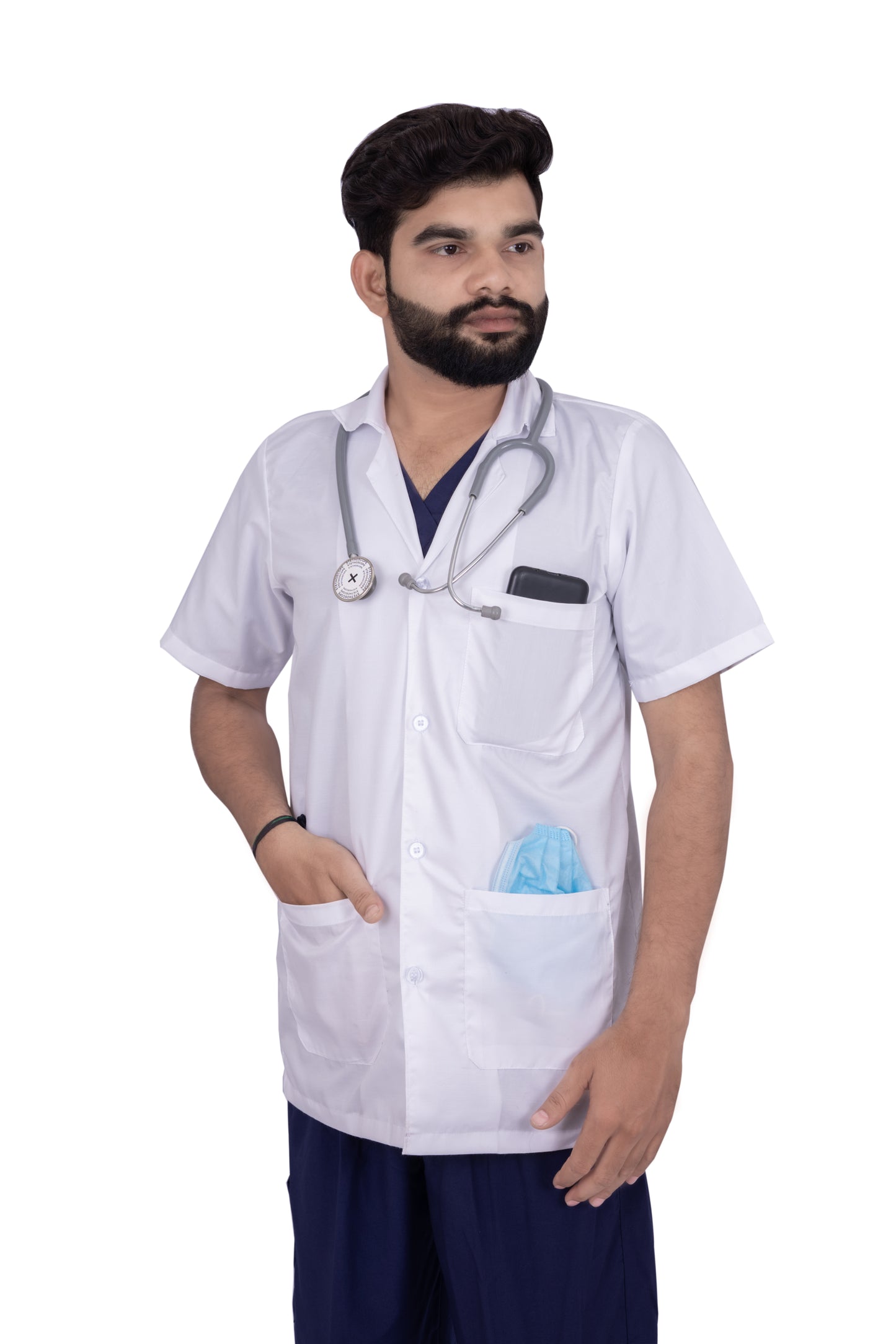 LABCOAT HALF SLEEVE  (MEN)